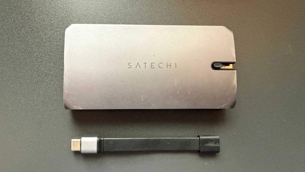 Hub USB-C Satechi On-the-Go — HDMI 4K, VGA e Ethernet