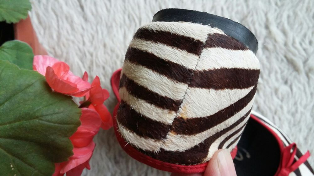 Балетки кожаные леопардовые