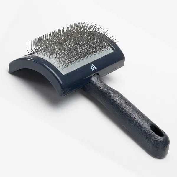 Szczotka pudlówka dla psa profesionalna groomerska Millers Forge Curved Slicker Brush Reg