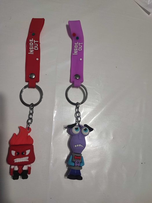 5 fitas de porta-chaves | filme Divertidamente | novas