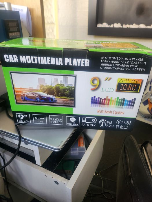 Radio 9cali  1din  z carplay oraz android auto . Nowe  .