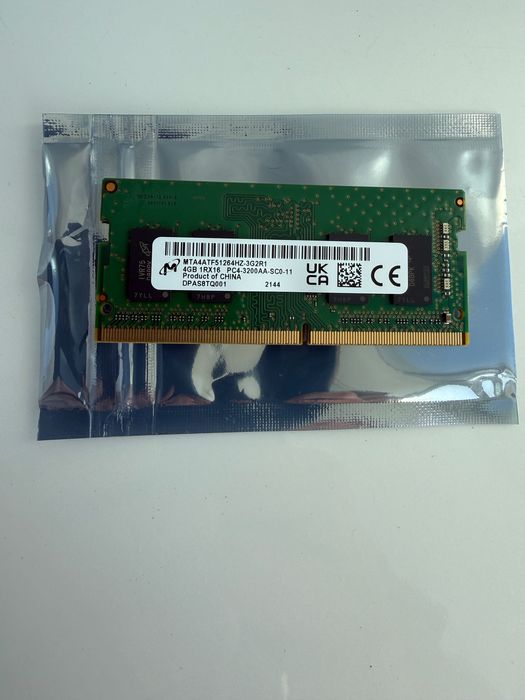 Оперативна пам’ять Micron 4 GB SO-DIMM DDR4 3200 MHz