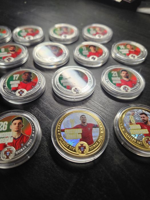 Coleção Icoins moedas FPF Portugal mundial 2026
