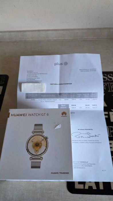 HUAWEI WATCH GT6 41mm Elegant NOWY PLOMBY faktura gwar.24M!komplet