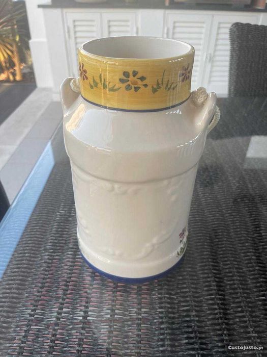 Frasco Utensílios de Cozinha em Cerâmica decorativo multiusos