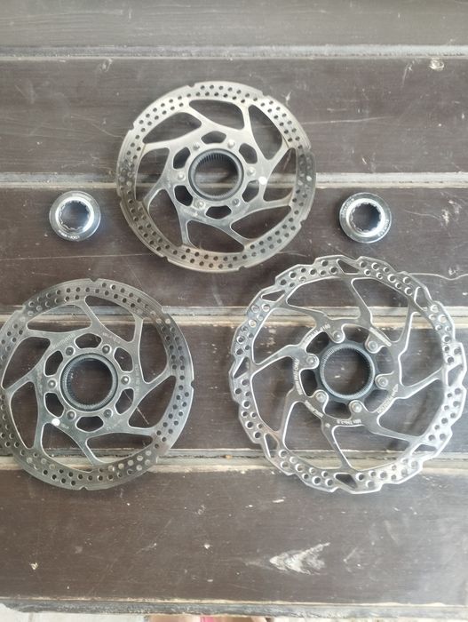 Sprzedam trzy tarcze hamulcowe Shimano Centerlock