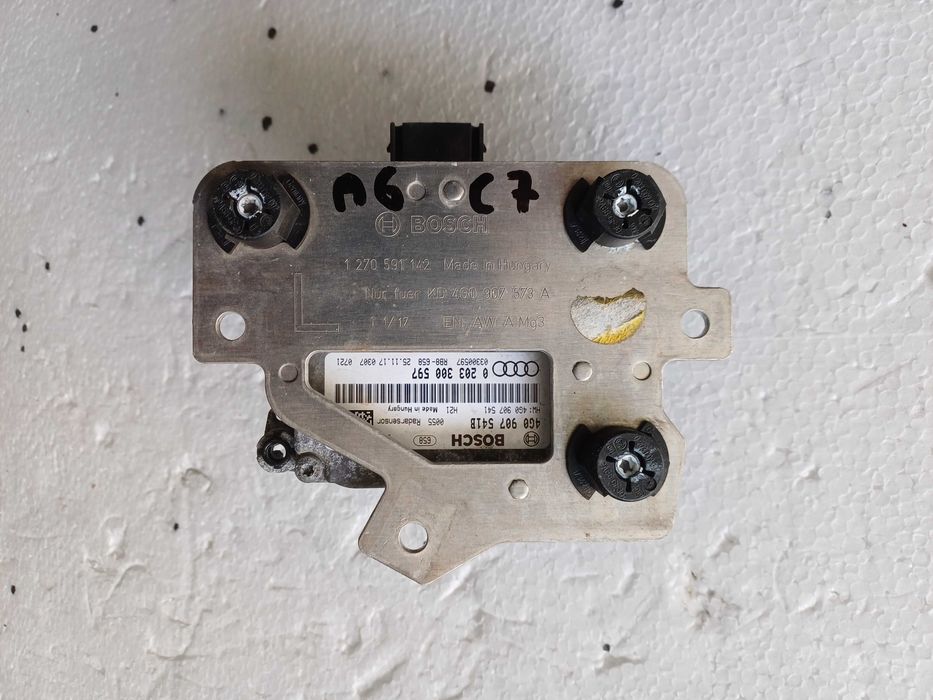 radar acc sensor + wspornik audi a6 c7 model 4g090.7541b