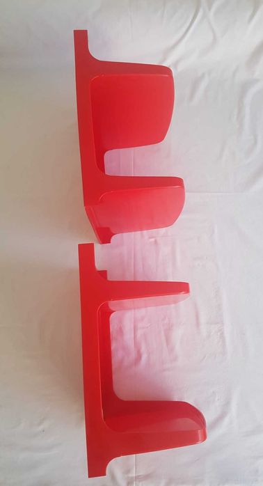 Półki plastikowe 3 szt. stan idealny czasy PRL