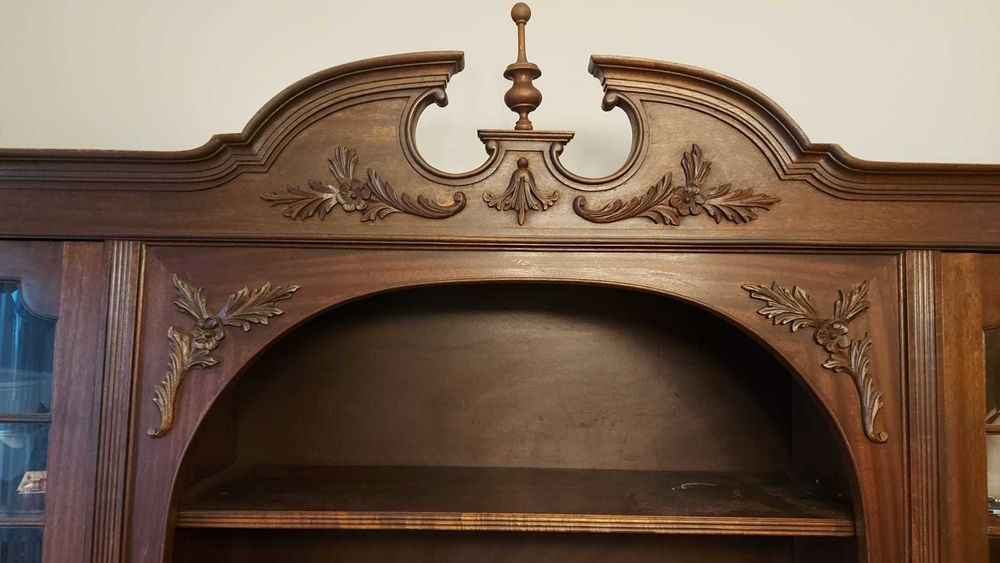 Móvel Sala em madeira Estilo Inglês 205x48x215 cms