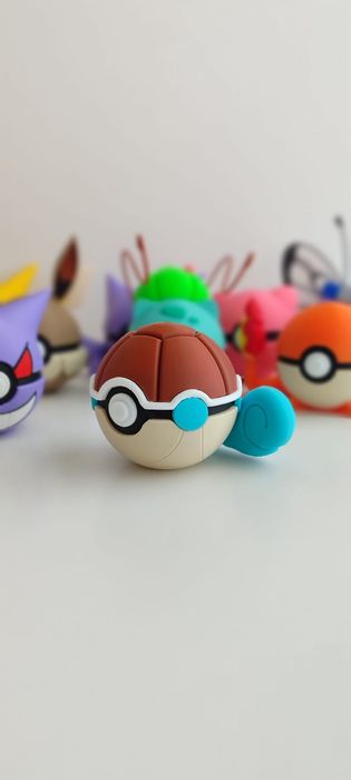 Squirtle pokeball pokemon 3d