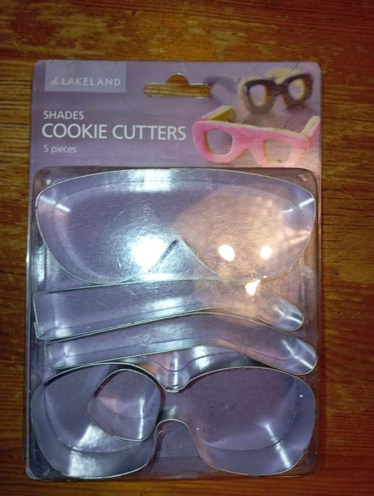 Foremki 5szt do ciastek okulary pierniczki Cookie Cutters Lakeland