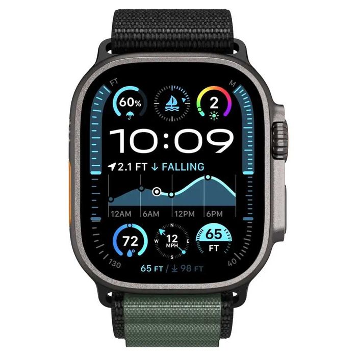 Ремешок Spigen Watch Band WBF1 для Apple Watch 44/45/46/49mm Green