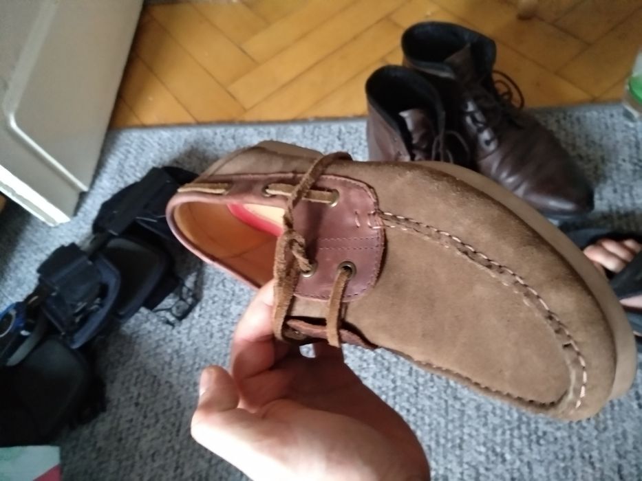 buty meskie marynarskie skorzane