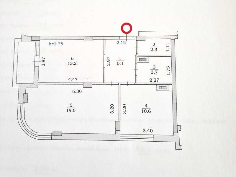 2-кімнатна квартира за адресою (площа 56 м²) - Atlanta.ua - фото 4