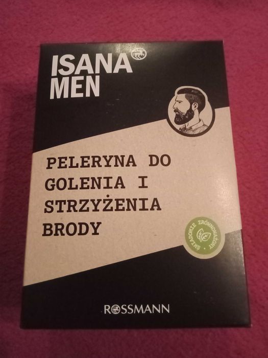 Peleryna do golenia i strzyżenia brody Isana
