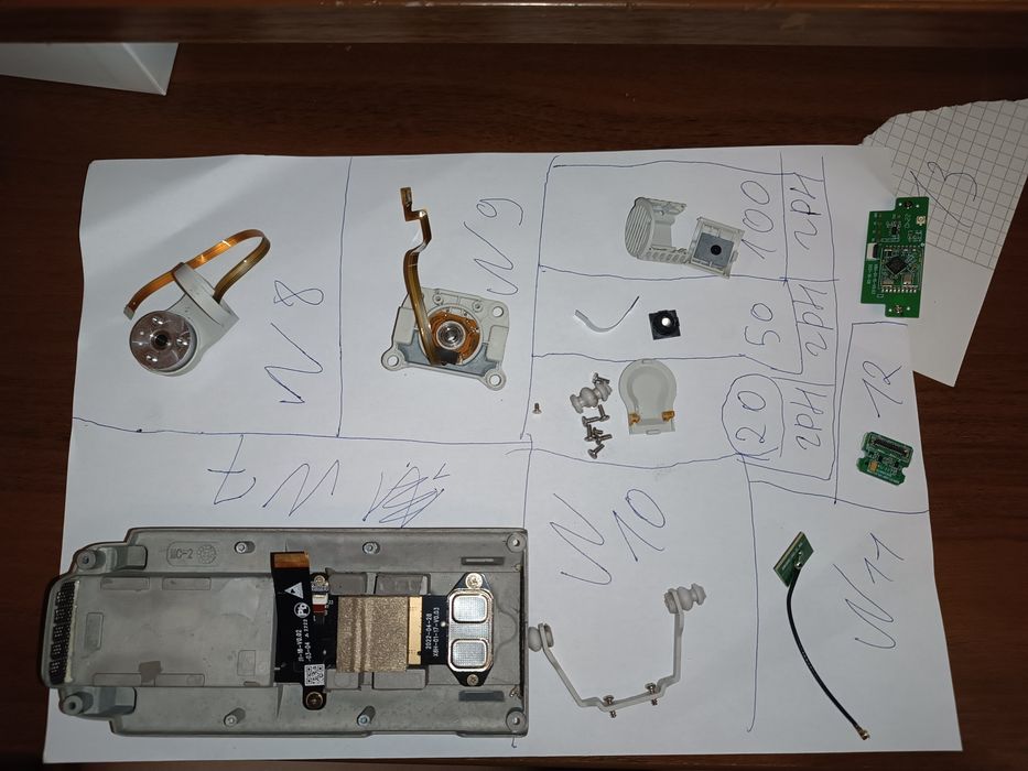 Запчастини на квадрокоптер xiaomi fimi x8 se 2022