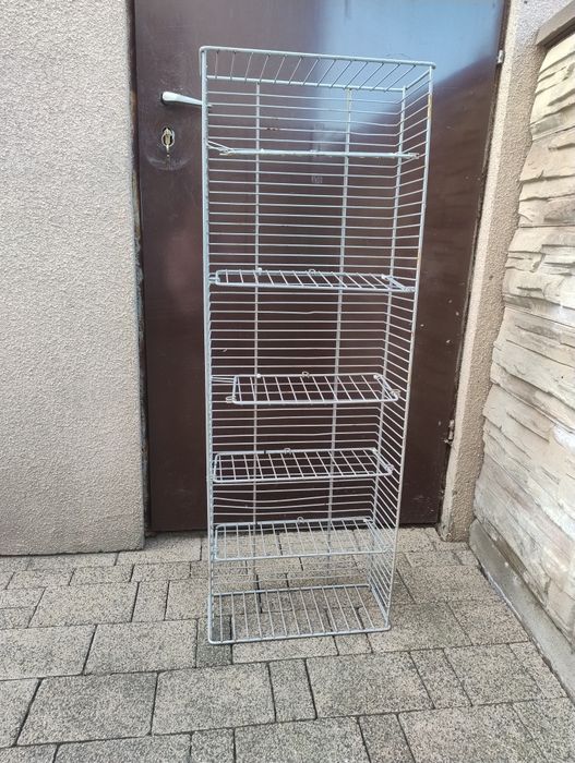 Starocie stary metalowy ciężki regal