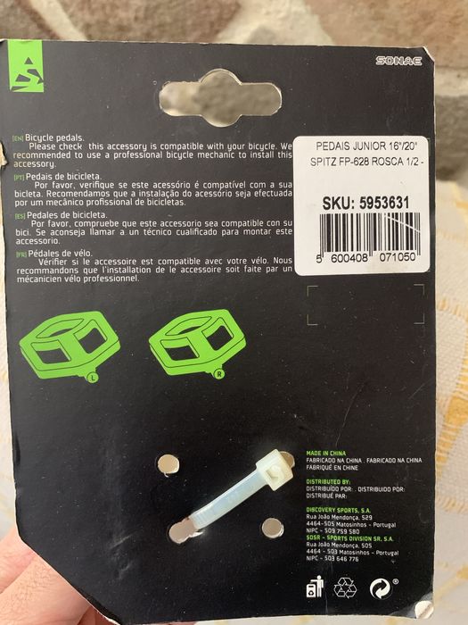 Pedais Bicicleta Criança - Bicycle SportZone (NOVOS)
