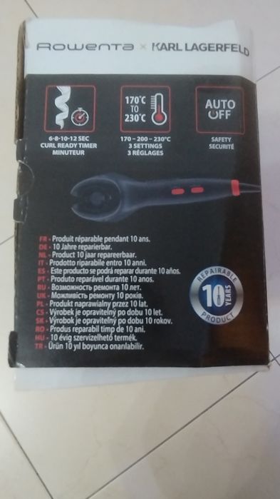 Modelador de Cabelo ROWENTA So Curls Karl LAGERFELD  (170°C-20