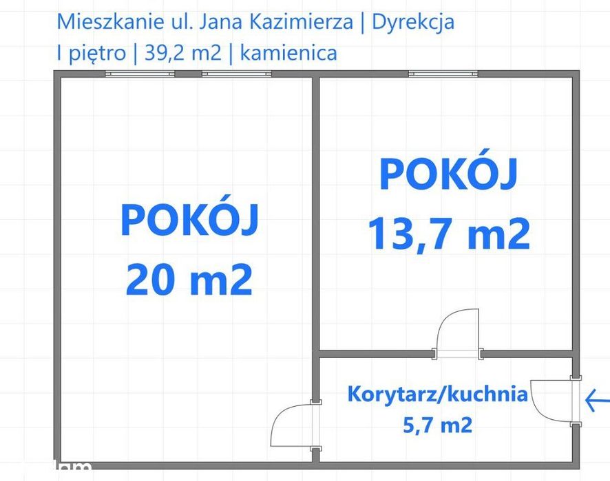 39 m2 z duszą |  I piętro Osiedle Dyrekcja | Chełm