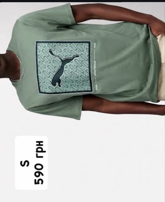 Чоловічі футболки levis, puma , calvin klein
