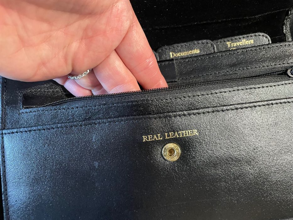 Клатч кошелек из натуральной кожи италия