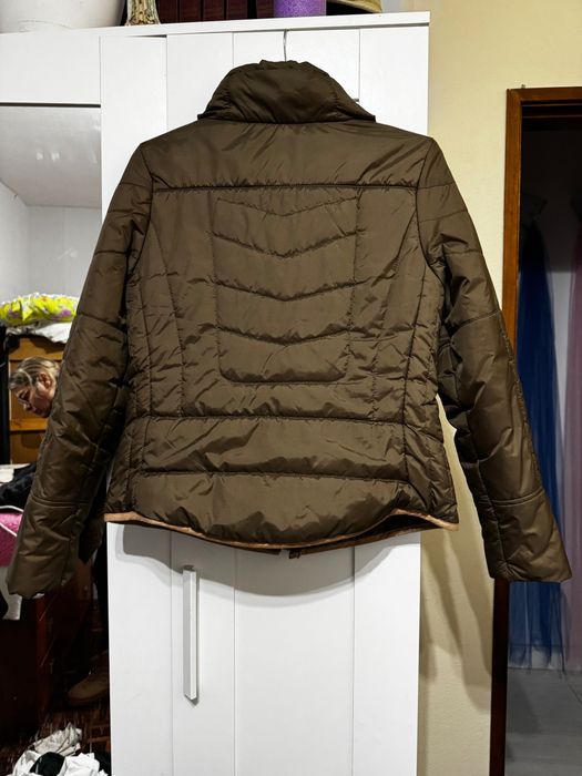 Casaco kispo castanho quente impermeável