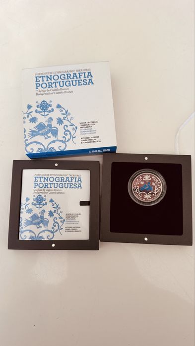 Moeda Nova 2,5€ Prata Proof Colchas Castelo Branco