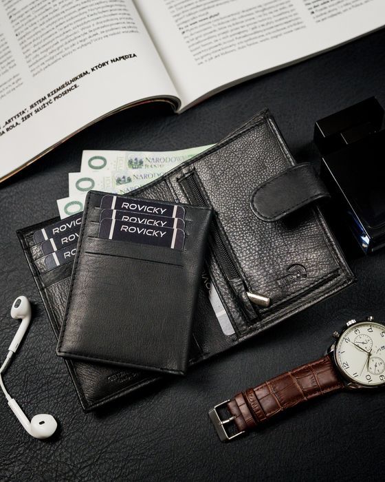 portfel męski sk n74l-pz-ccr-rfid-2647 black