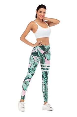Legginsy damskie - rozmiar uniwersalny - piękny motyw - NOWE