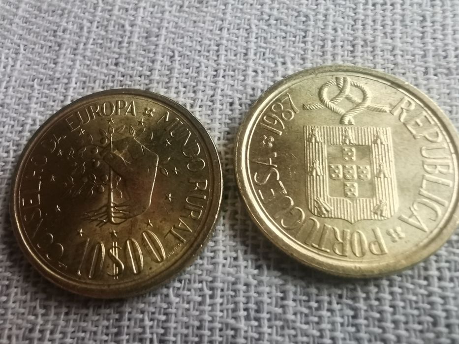 Moeda de 10 escudos - 1987 Conselho da Europa – Mundo Rural