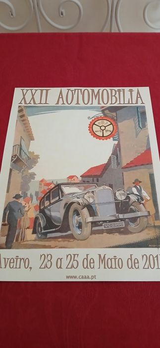 Cartaz XXII Automobilia Aveiro de 2014