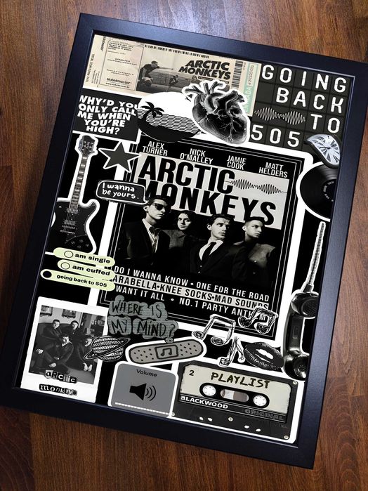 Plakat obraz z ramką A3 (30x40) Arctic Monkeys