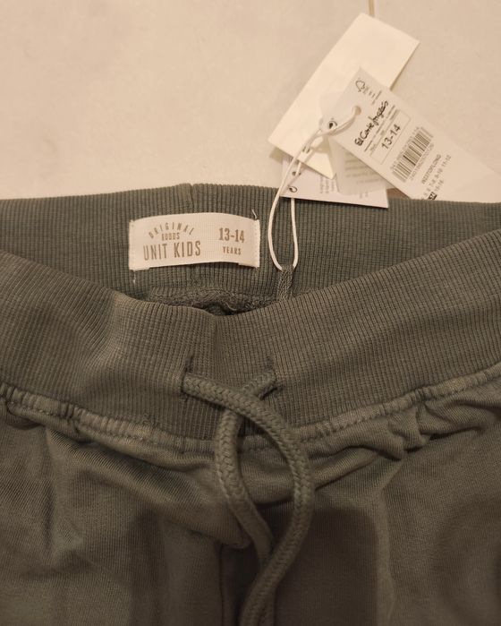 Calças de fato de treino Caqui Novas da Unit Kids