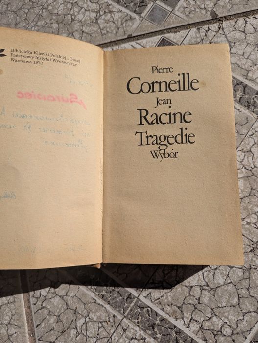 Ksiazke 1978, Tragedie, c. Racine