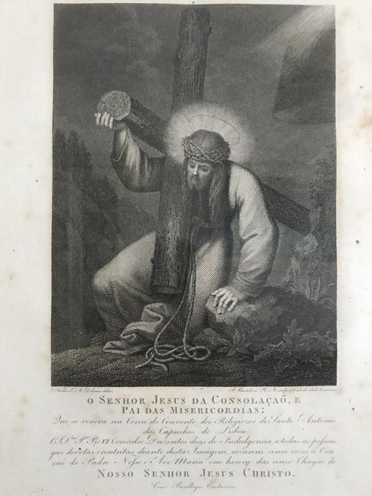 Gravura “o Senhor Jesus da Consolação, é Pai das Misericórdias “