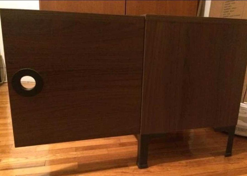 Mesa de cabeceira IKEA Engan Brown