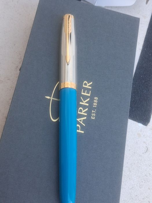 Caneta Parker Premium 51 GT azul
