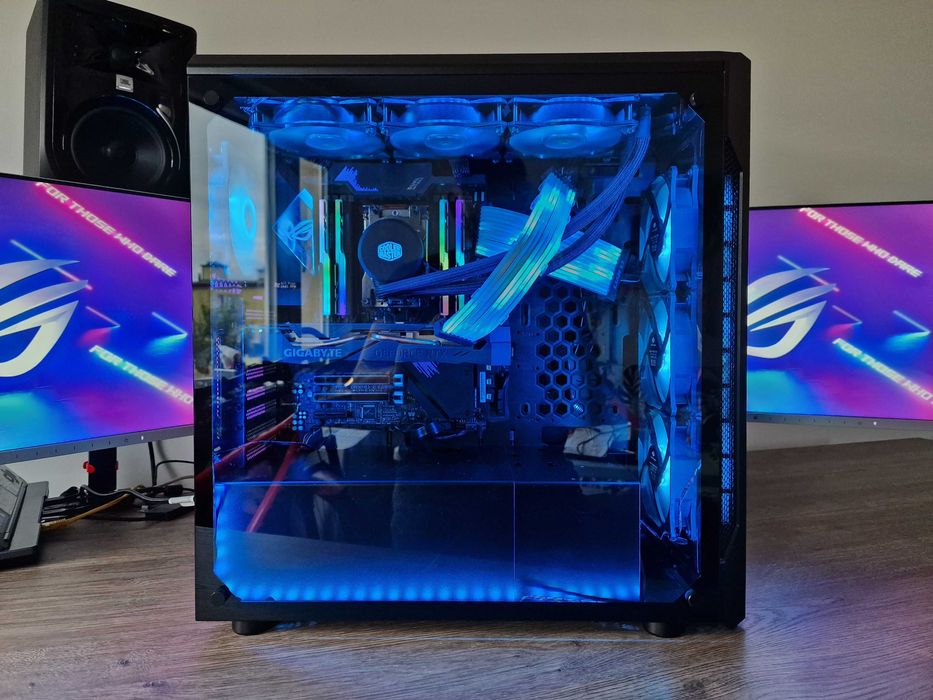 Stacja robocza / Gamingowy PC | Full RGB Build |48 wątków|32GB|2x1TB