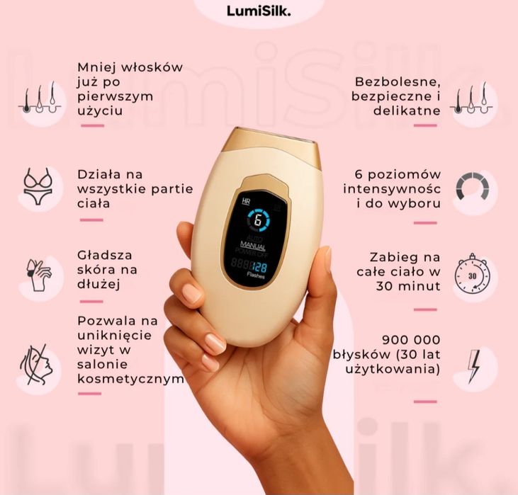 Depilator IPL LumiSilk nieużywany