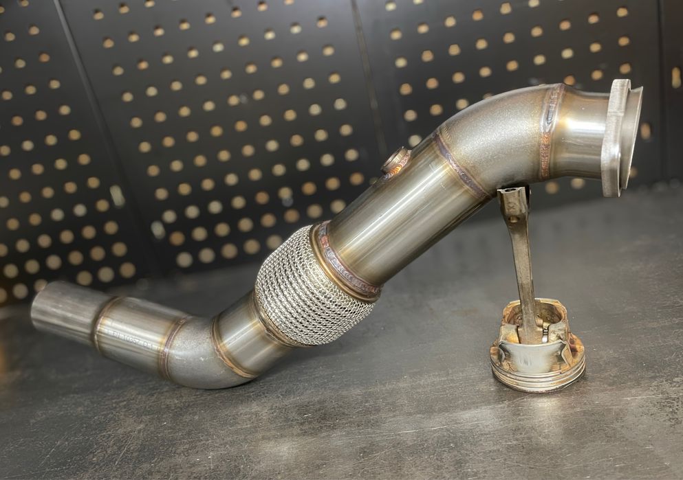 Downpipe BMW e60 e61 3” M57n 177km 218km przelift 525d 530d euro 3 4