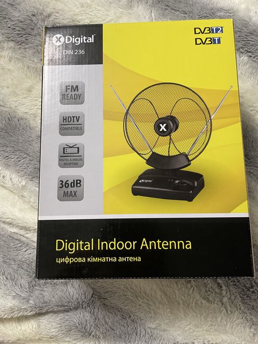 Цифрова кімнатна антена Digital indoor antenna din236