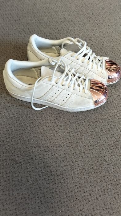 adidas superstar 80s metal cooper toe roz. 39 1/3