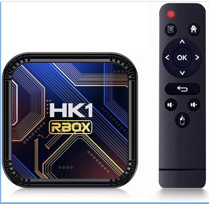 Android TV Box 13.0 z obsługą 3D 8K. Posiada 4 GB pamięci RAM i 64GB