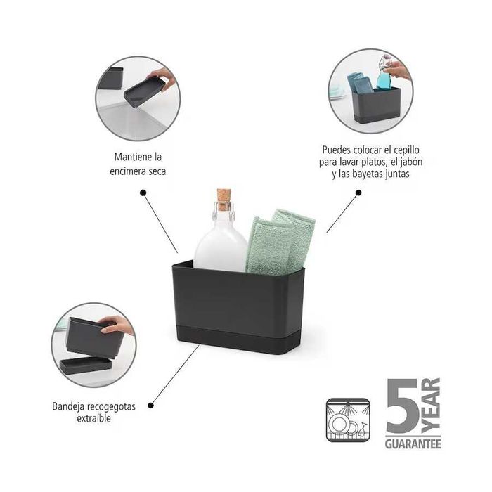 BRABANTIA - Porta esfregões Sink Side (8,5 x 19 x 11,5) - quase novo