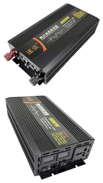Инвертор 4000w чистый синус. Преобразователь тока. 12v в 220v