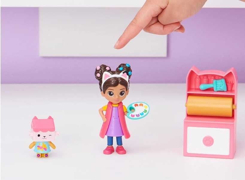 Gabby's Dollhouse Koci Domek Gabi Zestaw Figurki Pracownia Artystyczna