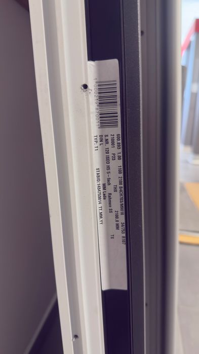 Hermann drzwi Thermosafe 110 lewe (wewnątrz)