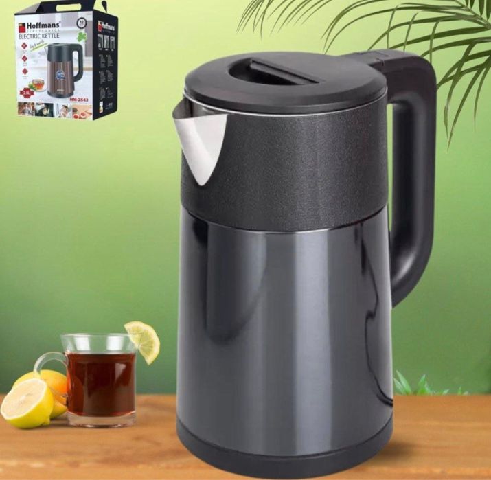 Електро чайник чорний наложений платіж
