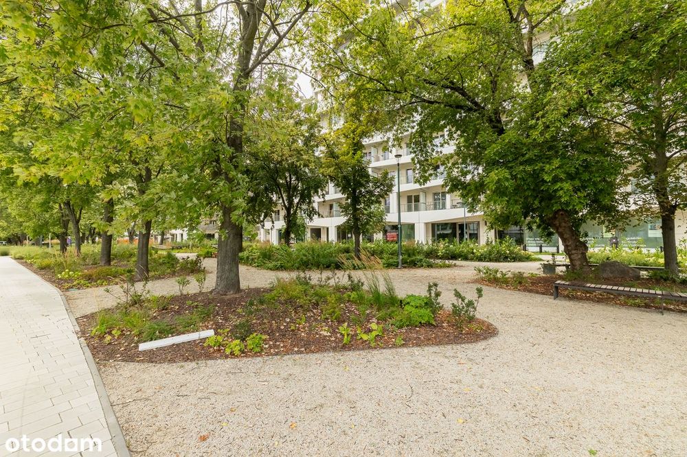 Modern Mokotów | 2 pokoje | zachód | widok na park